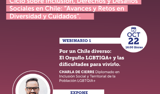 Facultad de Gobierno participa del primer  webinario del ciclo sobre Inclusión, Derechos y Desafíos Sociales en Chile organizado por la Academia Subdere. 