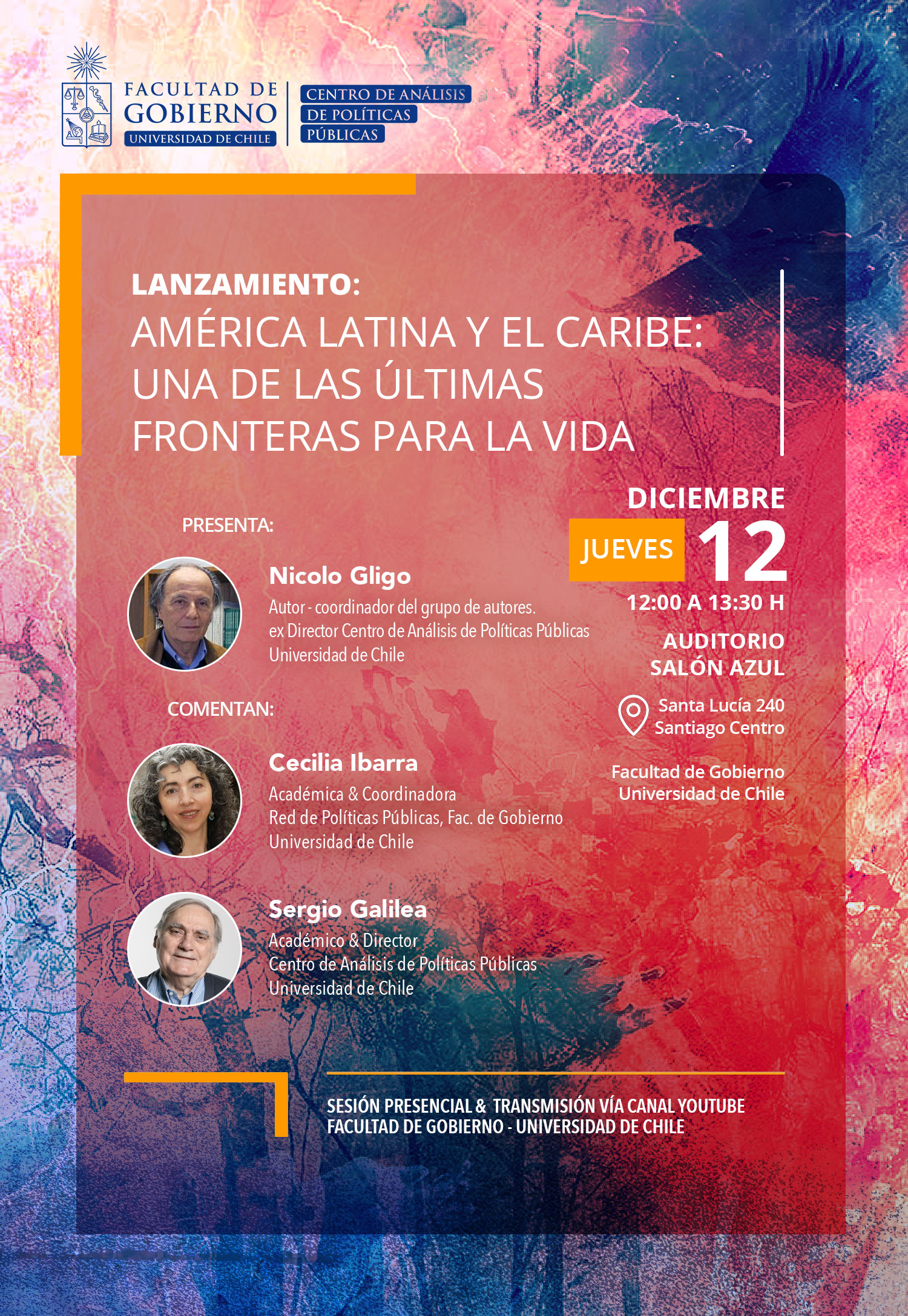 lanzamiento del libro:“América Latina y el Caribe: Una de las últimas fronteras para la vida”