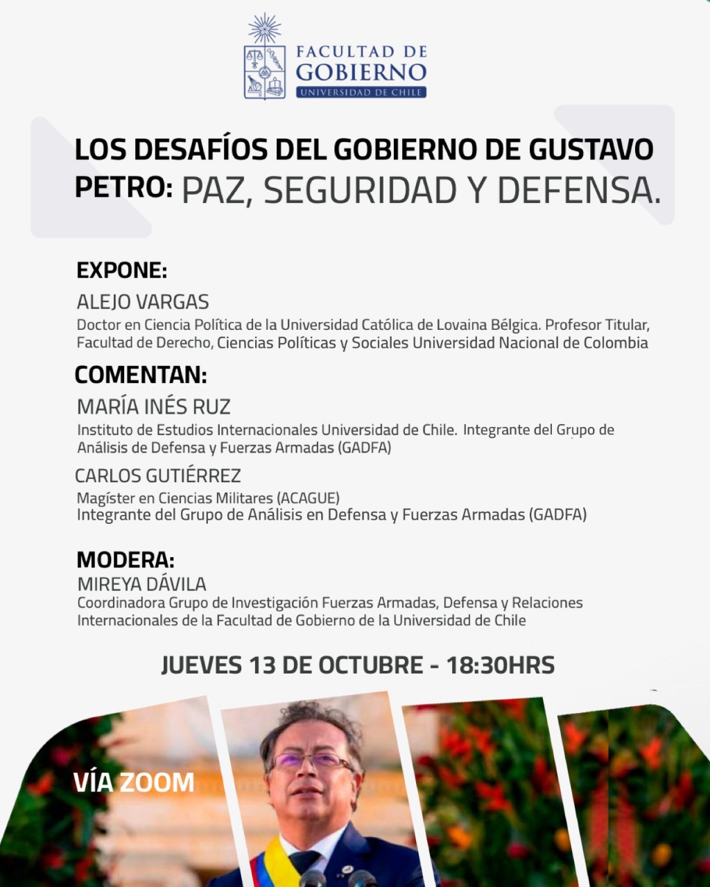 seminario facultad de gobierno gustavo petro