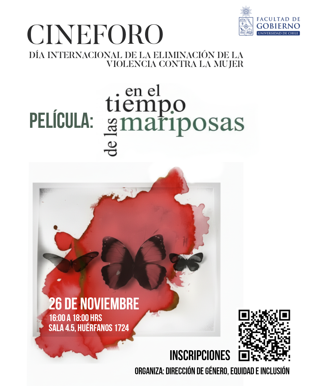 Cineforo: Día Internacional de la Eliminación de la Violencia contra la Mujer