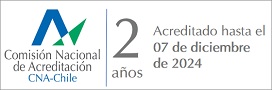 Acreditado por CNA-Chile por 2 años hasta diciembre de 2024